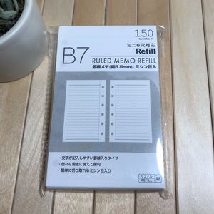 RULED MEMO REFILL Fits Louis Vuitton Pm Agenda